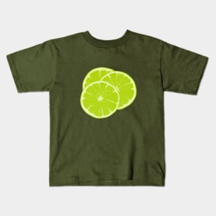 Three Green Limes Kids T-Shirt